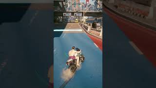 Cyberpunk 2077 Motorbike Driving Tour around the Night City  Realistic Driving [upl. by Joanna212]