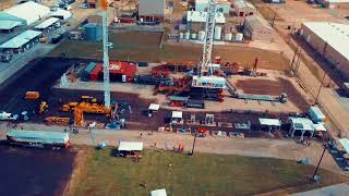 NOV at OTC 2018 Shrimp Boil at NOV Tuboscope Aerial Footage 4K [upl. by Nonnag589]