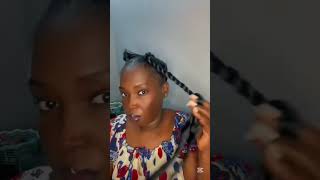 Long box braids quick and easy boxbraids protectivehairstyle [upl. by Galatia110]