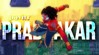 Pavitr Prabhakar ❤🔥 • Indian Spiderman EDIT • Im Good  Blue  • Spiderman Across the Spiderverse [upl. by Otilopih]