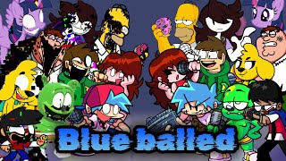 FNF Blue Balled But Every Turn A Different Cover Is Used 🗣️📢🔥 [upl. by Eixela]