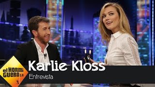 Karlie Kloss quotLa gente no se da cuenta de lo duro que es ser modeloquot  El Hormiguero 30 [upl. by Nalyr]