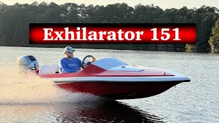 Carving up the water  Exhilarator 151 power boat [upl. by Meagher]