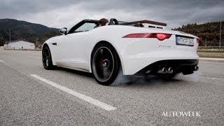 2013 Jaguar FType drive review video [upl. by Ehling]