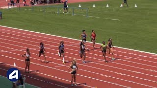 Bondoufle 2018  Finale 200 m Cadettes Gemima Joseph en 2359 [upl. by Pittman]