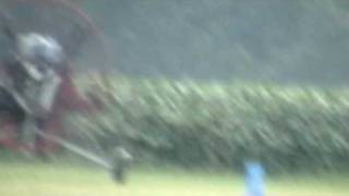 Paramotor trike crash forward flip [upl. by Carew]