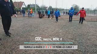 CDC  Triplette  Tourville la rivière 2 VS St Pierre lès Elbeuf 1  le 02042024 [upl. by Dollar]