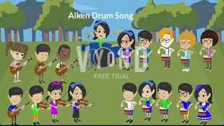 Aiken Drum Nursery Rhymes Kids Songs Vyond Version [upl. by Reibaj]