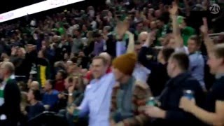 Kalnietis finishes third quarter with a halfcourt buzzerbeater [upl. by Daggna877]