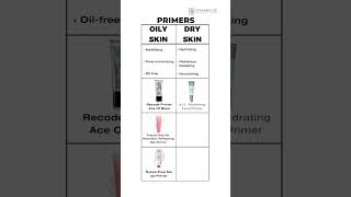 Primers for dry and oily skin 🌟 [upl. by Wyly322]