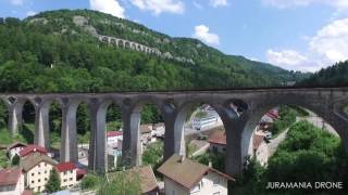 VIADUCS DE MOREZ MORBIER  JURAMANIA DRONE [upl. by Aleicarg]