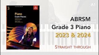 ABRSM Grade 3 Piano 2023 amp 2024  9 Pieces [upl. by Laurence]