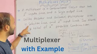 Explain Multiplexers in Digital Electronics in Hindi  21 Mux example [upl. by Rotberg385]