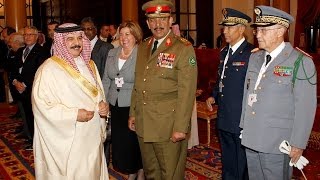 FARMAROC  Le Roi du Bahrain reçoit une délégation militaire marocaine [upl. by Bradlee]