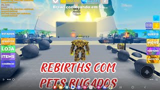 PETS BUGADOS PARA INSCRITOS NO MUSCLE LEGENDSROBLOX [upl. by Alpers]