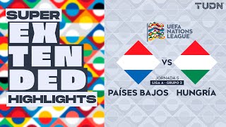 SUPER EXTENDED HIGHLIGHTS  Países Bajos vs Hungría  UEFA Nations League 2024  TUDN [upl. by Dewhurst]