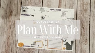 Plan With Me  October 2127 2024  Junior Discbound [upl. by Asylla139]