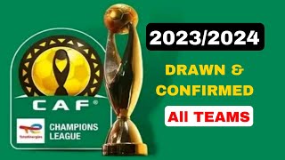 CAF CHAMPIONS LEAGUE 20232024 GROUP STAGES DRAWN amp CONFIRMED [upl. by Larina403]