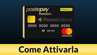 Carta Postepay Evolution Come Attivarla [upl. by Strickman]