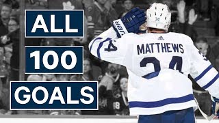 ReLive Auston Matthews’ First 100 Goals [upl. by Shirl]