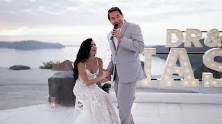 Dr Paul Nassif is singing to his beautiful wife Britanny  Rocabella Santorini [upl. by Sasha]