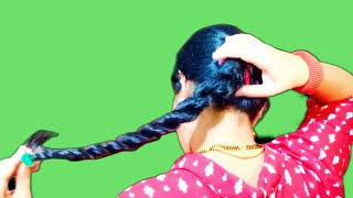 Patle बालों में जुड़ा  thin hair hair styles with clutcher easy cute hairstyles easy [upl. by Jeffcott]