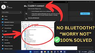 Updated 2024 Fixes Bluetooth Not Showing In Device Manager On Windows 11 amp 10  Fix Bluetooth [upl. by Efioa]