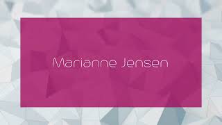 Marianne Jensen  appearance [upl. by Gavra]