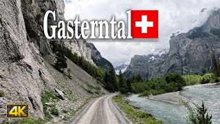 Gasterntal the Secret Hidden Valley in the Swiss Alps 🇨🇭 Driving from Kandersteg to the Gasterntal [upl. by Ydoj]