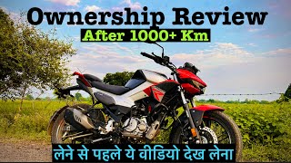 Hero Xtreme 125r Ownership Review After 1000km  AV Biker Banda [upl. by Marcela]