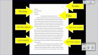 MLA Tutorial 1 Basic Paper Formatting [upl. by Devaj]