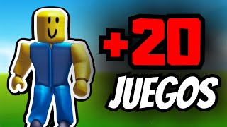 RECOMENDANDO MAS DE 20 JUEGOS DE ROBLOX 😎 [upl. by Islean]