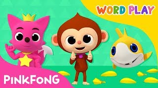 Monkey Banana and more  Word Play  Compilation  Pinkfong Songs for Children [upl. by Bik]