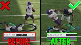 5 Gameplay Settings YOU MUST CHANGE FOR BETTER OFFENSE amp DEFENSE College Football 25 Tips amp Tricks [upl. by Afira]