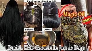 മുടി ഉള്ളോടെ തഴച്ചു വളരാൻ Rosemary Oil💯Affordable HairCare Routine For Faster HairGrowth haircare [upl. by Nnairam713]