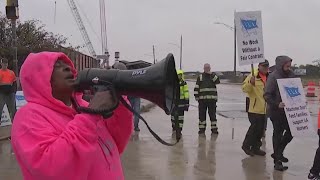 Baltimore port workers strike with thousands of longshoreman in US  NBC4 Washington [upl. by Niliac]