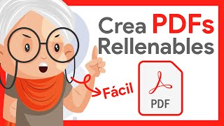 📂 Cómo CREAR un PDF RELLENABLE✔️ Cómo convertir un PDF en FORMULARIO EDITABLE para ALUMNOS y más [upl. by Gunzburg]