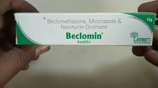 beclomin ointment uses  price  composition  dose  side effects  precautions  in hindi [upl. by Nanci493]