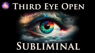 Third Eye Open Subliminal🌟Subconscious Mind Pineal Gland Activation 432 Hz Relaxing Music Rain [upl. by Onitsirc692]