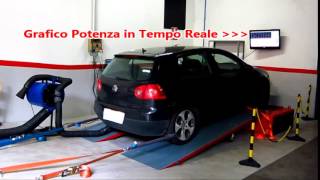 Golf 5 20 TDI 140cv con cambio DSG 42cv su Banco Prova Potenza e quotMappa by GiancaMotorsquot [upl. by Zebedee]