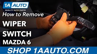 How to Remove Wiper Switch 0207 Mazda 6 [upl. by Fausta]