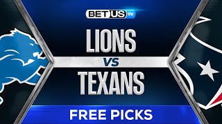 Lions vs Texans Predictions  NFL Week 10 Sunday Night Football Game Analysis amp Picks [upl. by Broder]