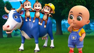 Lola The Cow Song New Compilation  Animals Farm Song  Nursery Rhymes and Kids Songs  Baby Bobo [upl. by Ym]