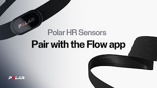 Polar heart rate sensors  How to pair with the Flow app [upl. by Lindsay]