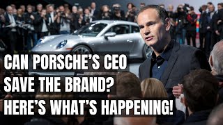 Porsche EV Sales Plunge CEO’s Bold Move to Save the Brand Can The Push To Electric Cars Save Them [upl. by Lydon]