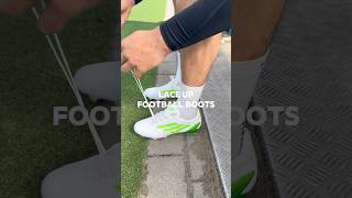 Lace up adidas football boot with me footballboots [upl. by Leoy]