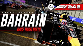 Race Highlights  Bahrain Grand Prix 2024  F1 24 Career Mode Season 1  Episode 1 [upl. by Duomham]