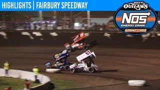 World of Outlaws NOS Energy Drink Sprint Cars Fairbury Speedway June 4 2019  HIGHLIGHTS [upl. by Annadiana636]