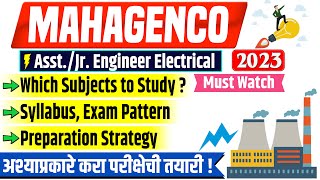 MAHAGENCO 202223 ELECTRICAL ENGINEERING Syllabus Exam Pattern Strategy Books Asst Junior Engineer [upl. by Jilleen795]