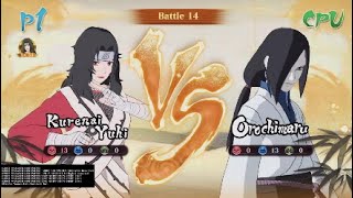 NXBUNSC Kurenai Yuhi vs RTB Orochimaru Requested [upl. by Leikeze907]